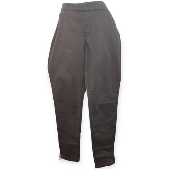 APT.9 GRAY PULL ON SKINNY LEG PANTS SZ.L NWT - Picture 1 of 7